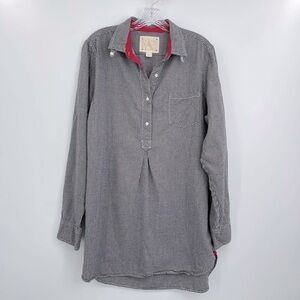 Victoria's Secret oversized gingham tunic